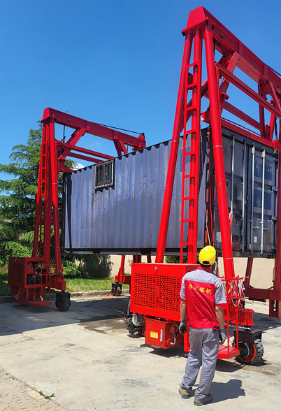 连体式吊机工作原理